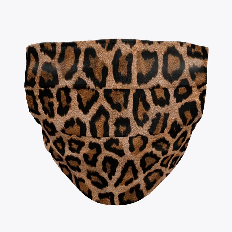 Luxury Leopard Face Mask