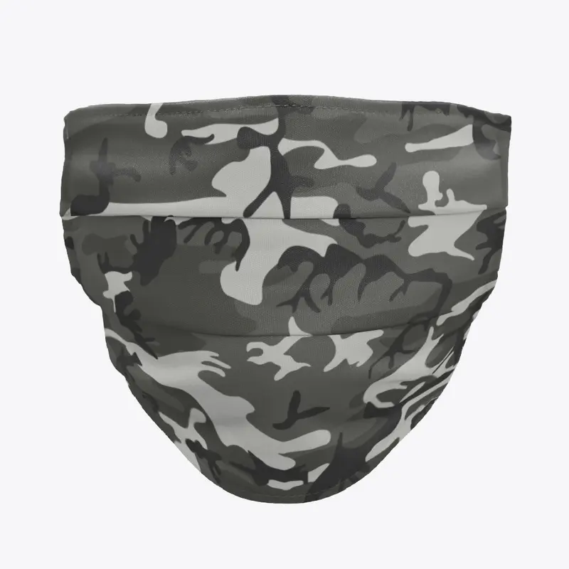 Green Camouflage Face Mask